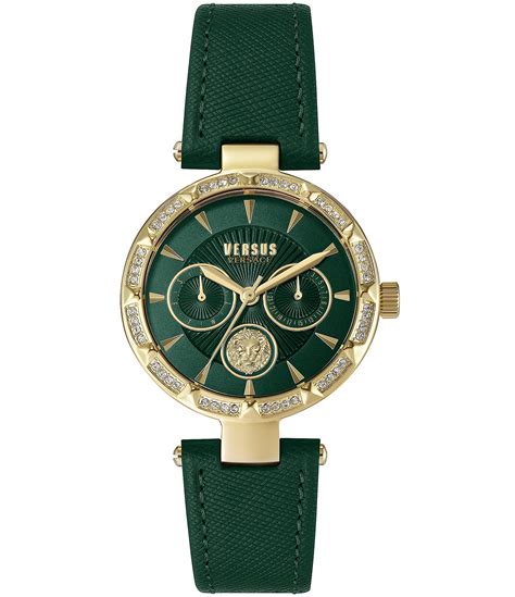 women's versace watch green face|Versace watches for women's price.